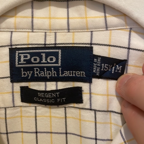 Polo Ralph Lauren LS Shirt 15 1/2 Medium - Picture 4 of 6